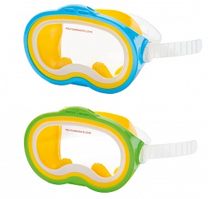 Маска для плавания - Морское обозрение от 8 лет 2 цвета (Intex, с55913)